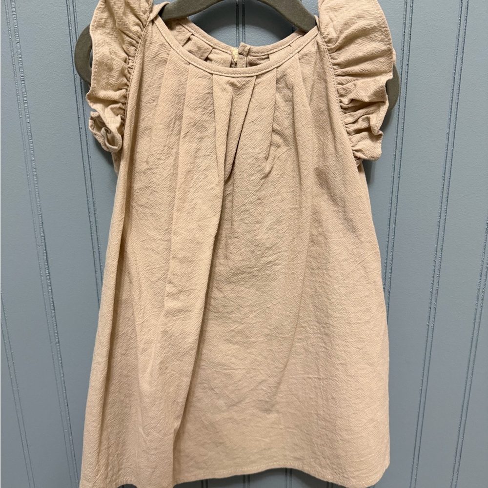 SHEIN Cream Casual Kids Dress